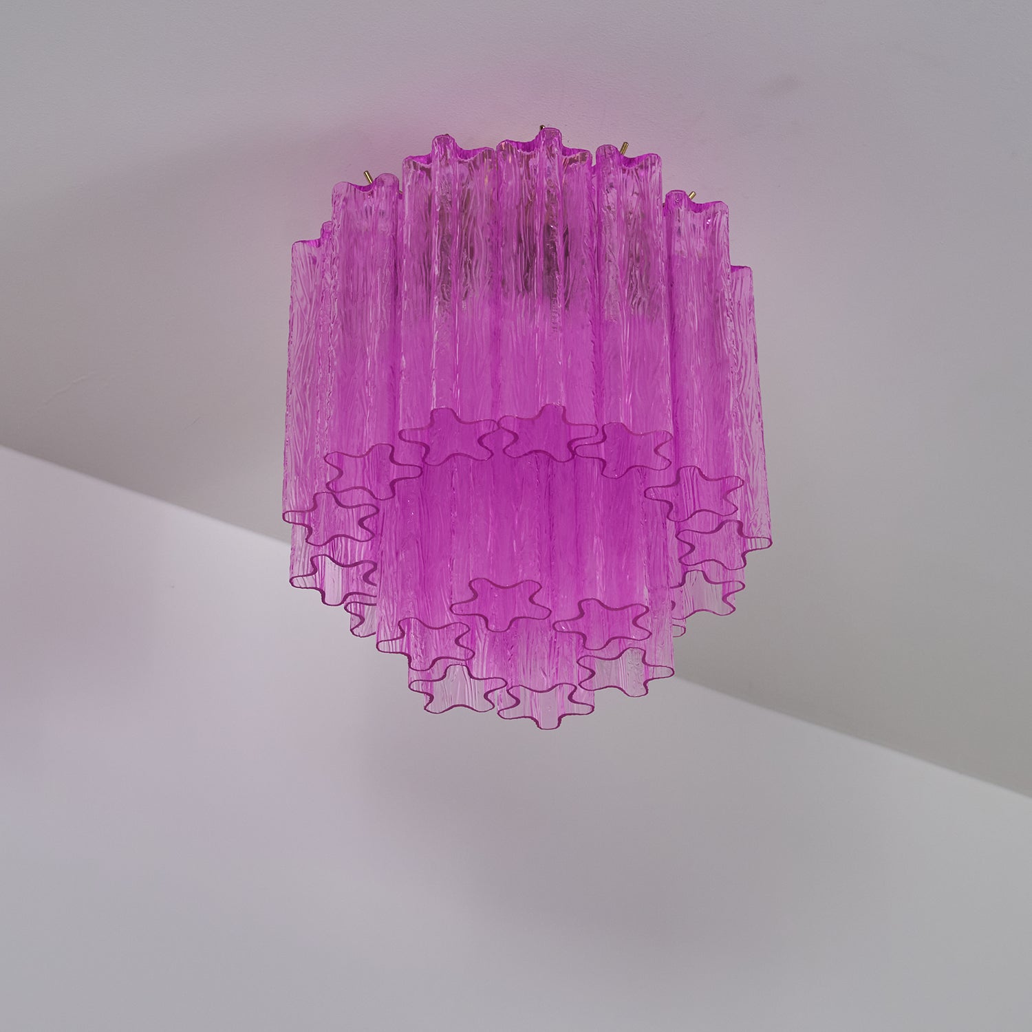 WOW Fiora Rose Red Glass Ceiling Lamp