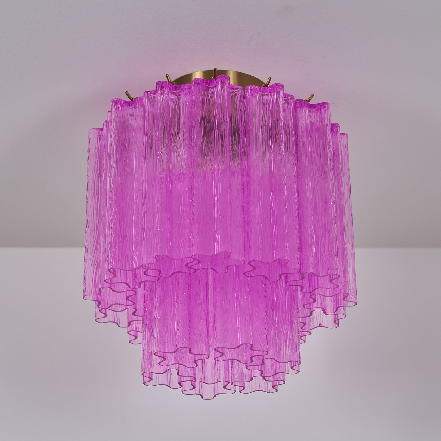 WOW Fiora Rose Red Glass Ceiling Lamp