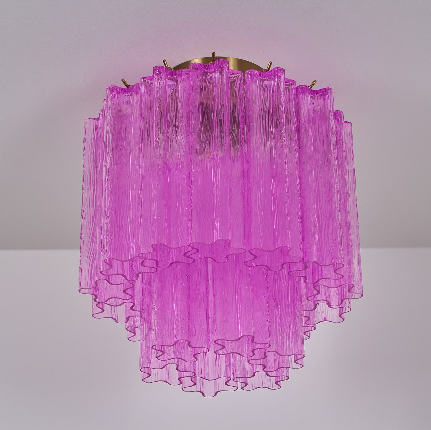WOW Fiora Rose Red Glass Ceiling Lamp