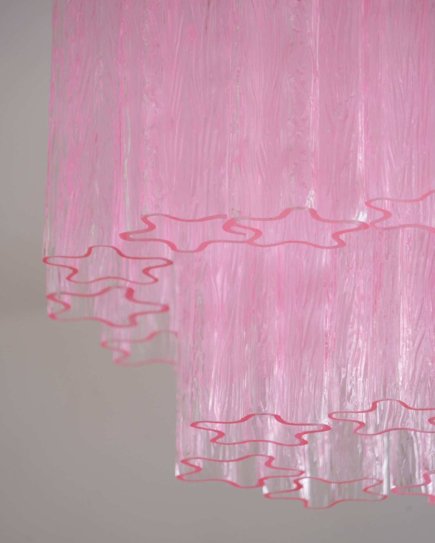 WOW Fiora Pink Murano Glass Ceiling Lamp