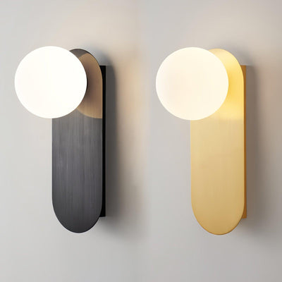 WOW Flat Base Globe Sconce