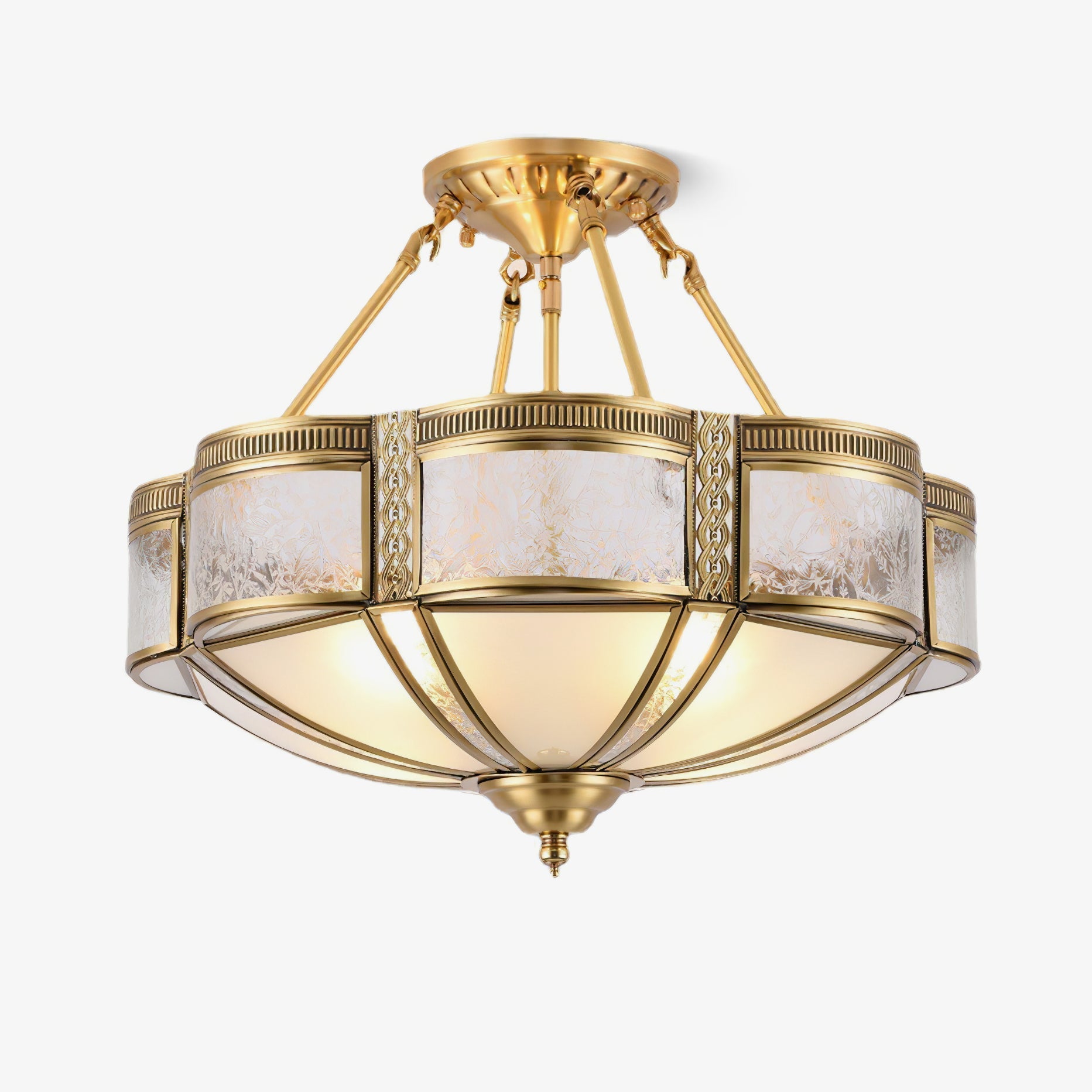 WOW Floral Brass Ceiling Lamp