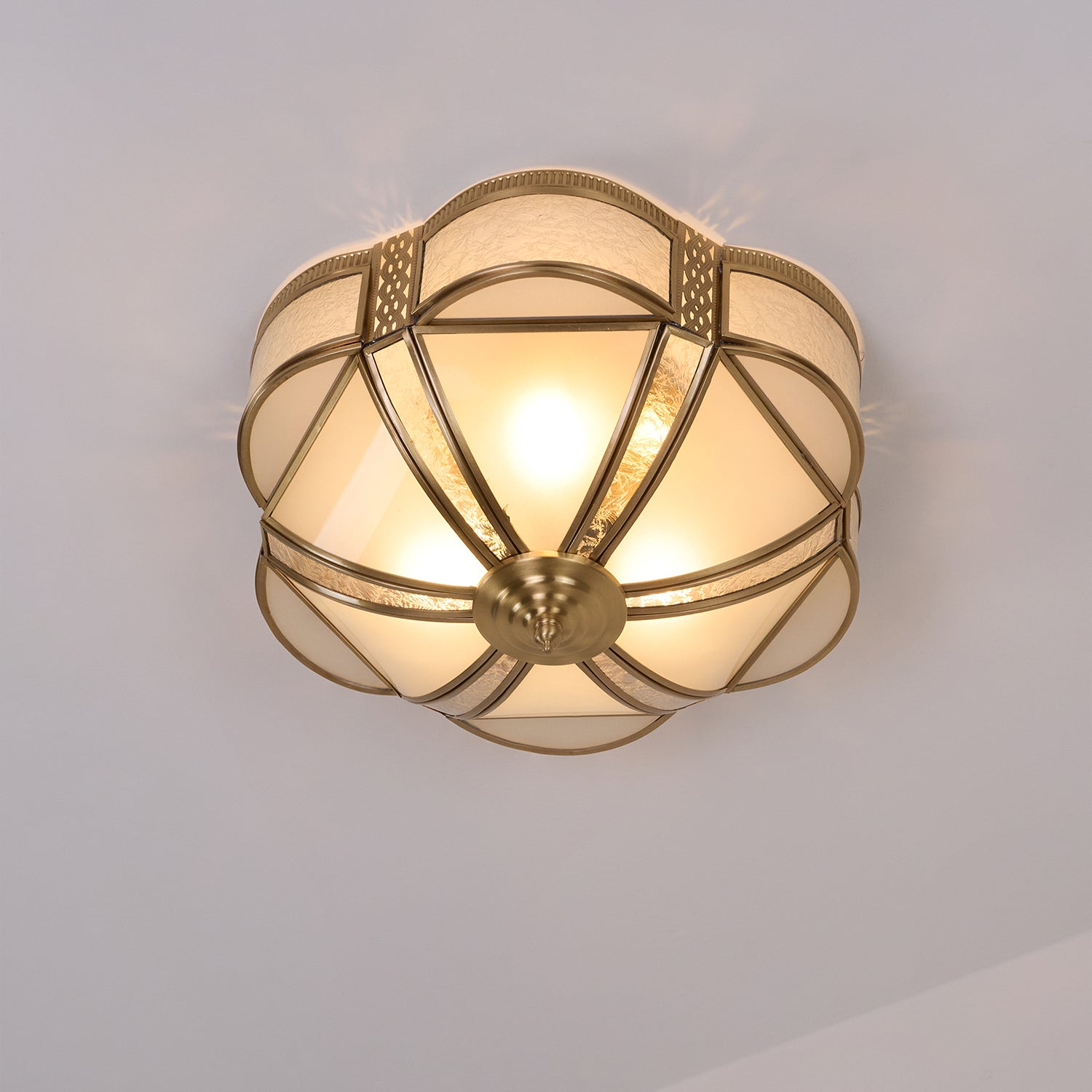 WOW Floral Brass Ceiling Lamp