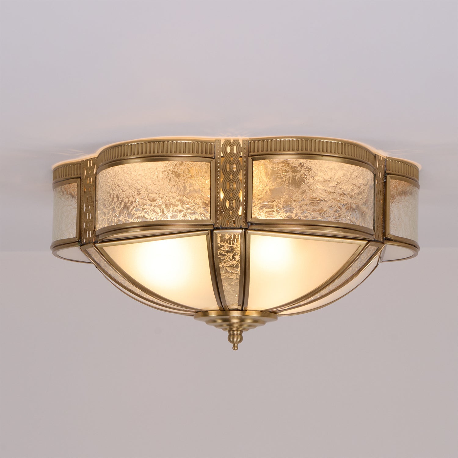 WOW Floral Brass Ceiling Lamp