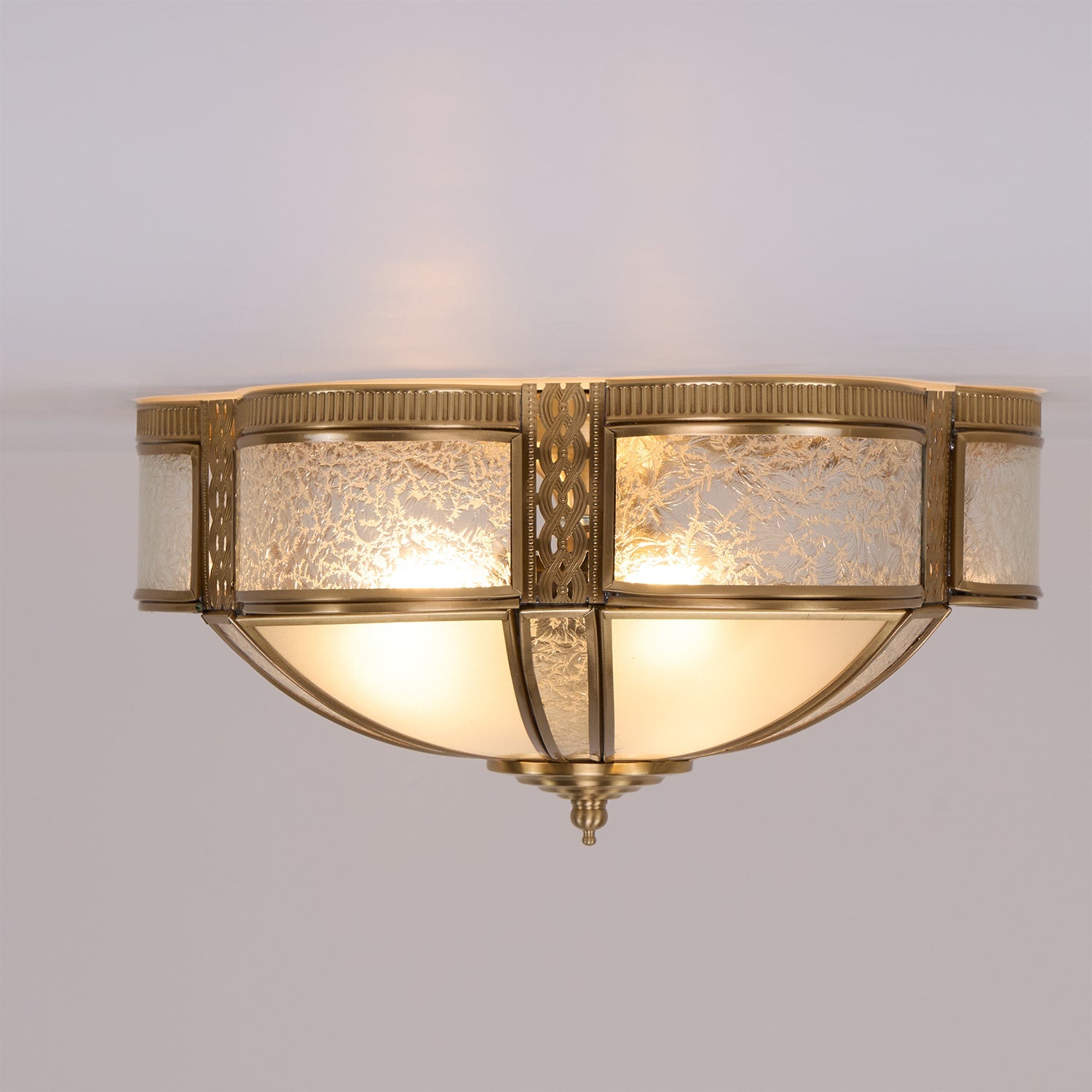 WOW Floral Brass Ceiling Lamp