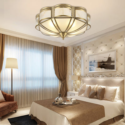WOW Floral Brass Ceiling Lamp