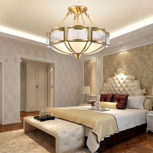 WOW Floral Brass Ceiling Lamp