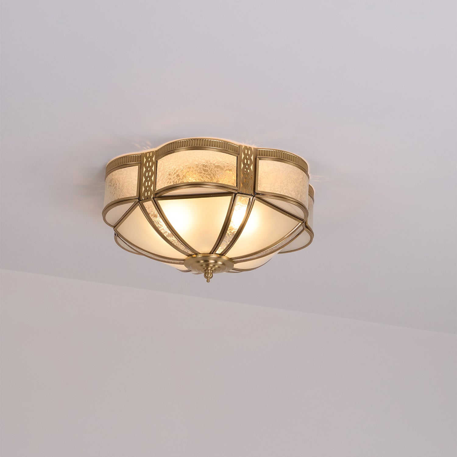 WOW Floral Brass Ceiling Lamp