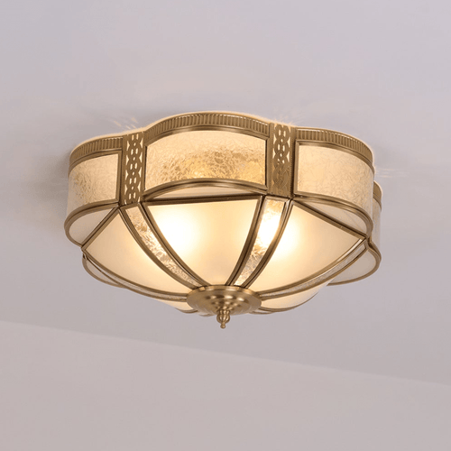 WOW Floral Brass Ceiling Lamp