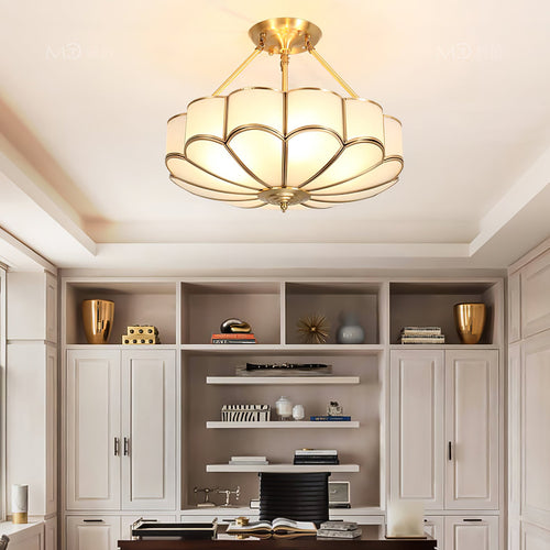 WOW Flower Shape Glass Ceiling Light
