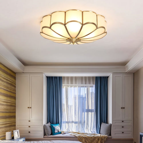 WOW Flower Shape Glass Recessed Ceiling Light