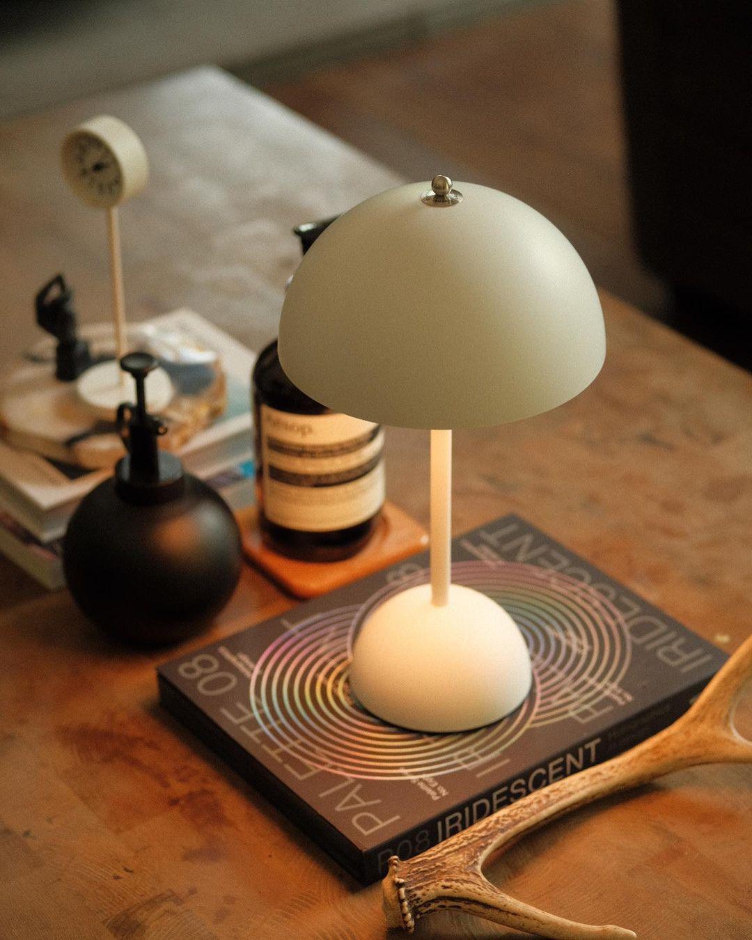 Rechargeable LED small desk lamp