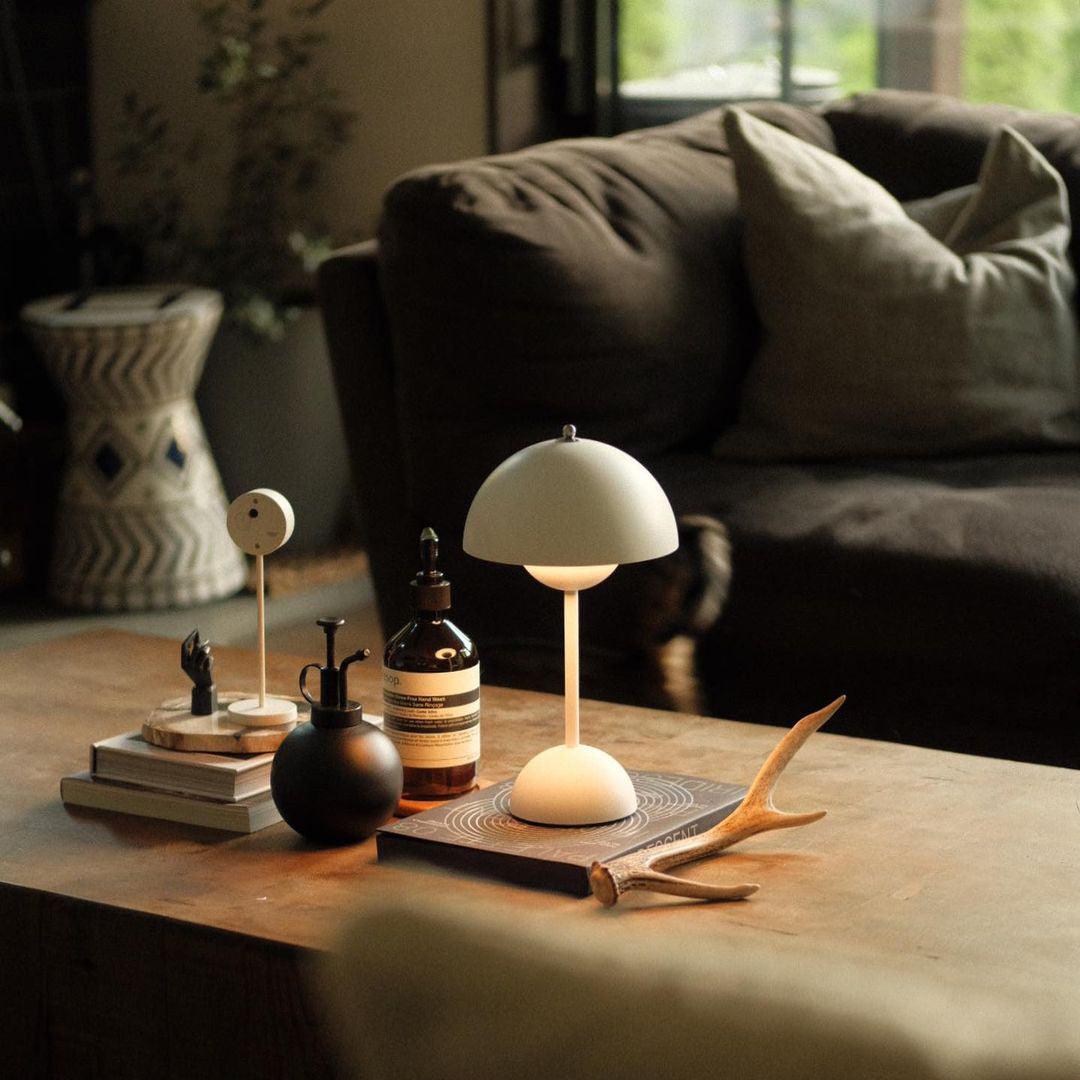 Rechargeable LED small desk lamp