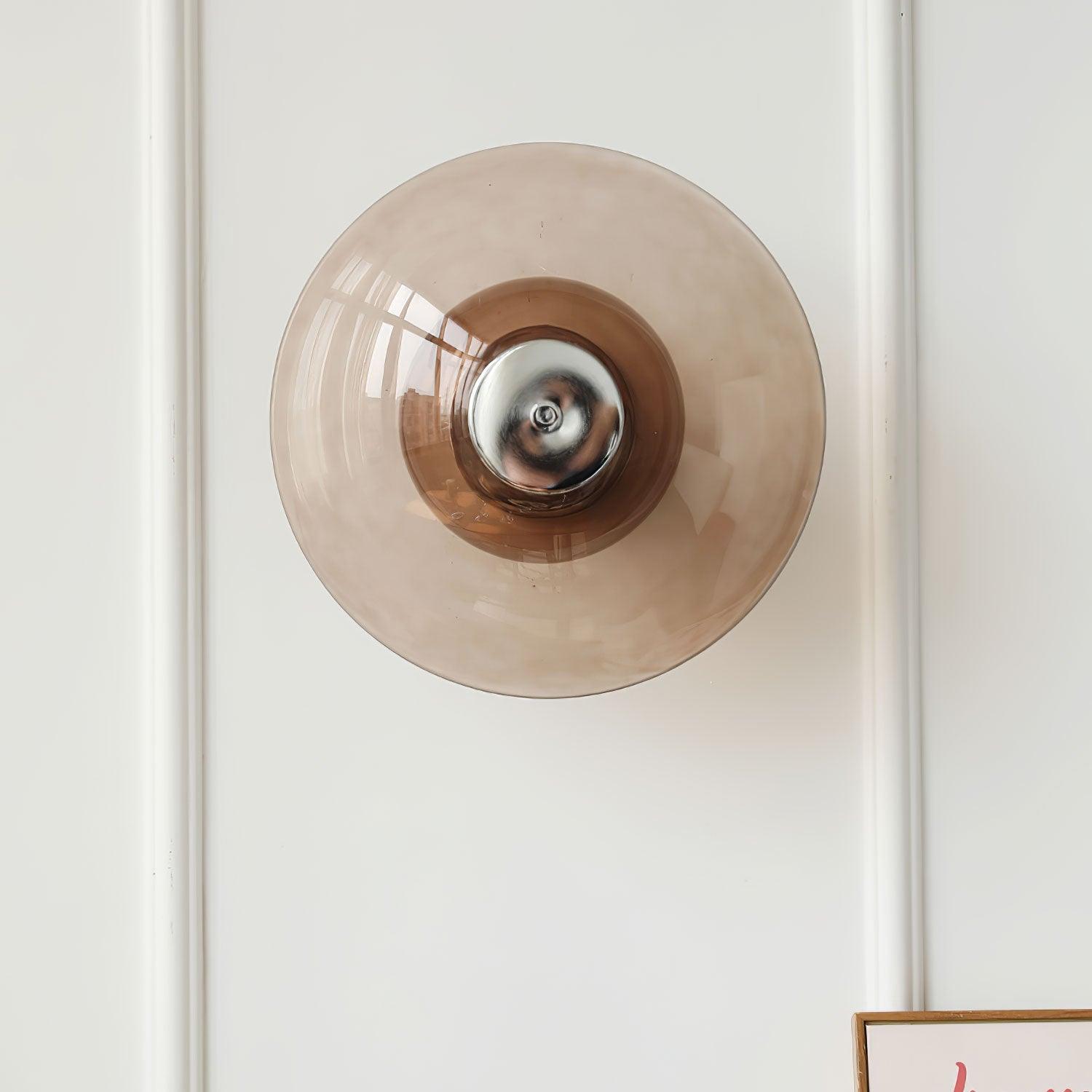 WOW Flying Saucer Chrome Wall Light