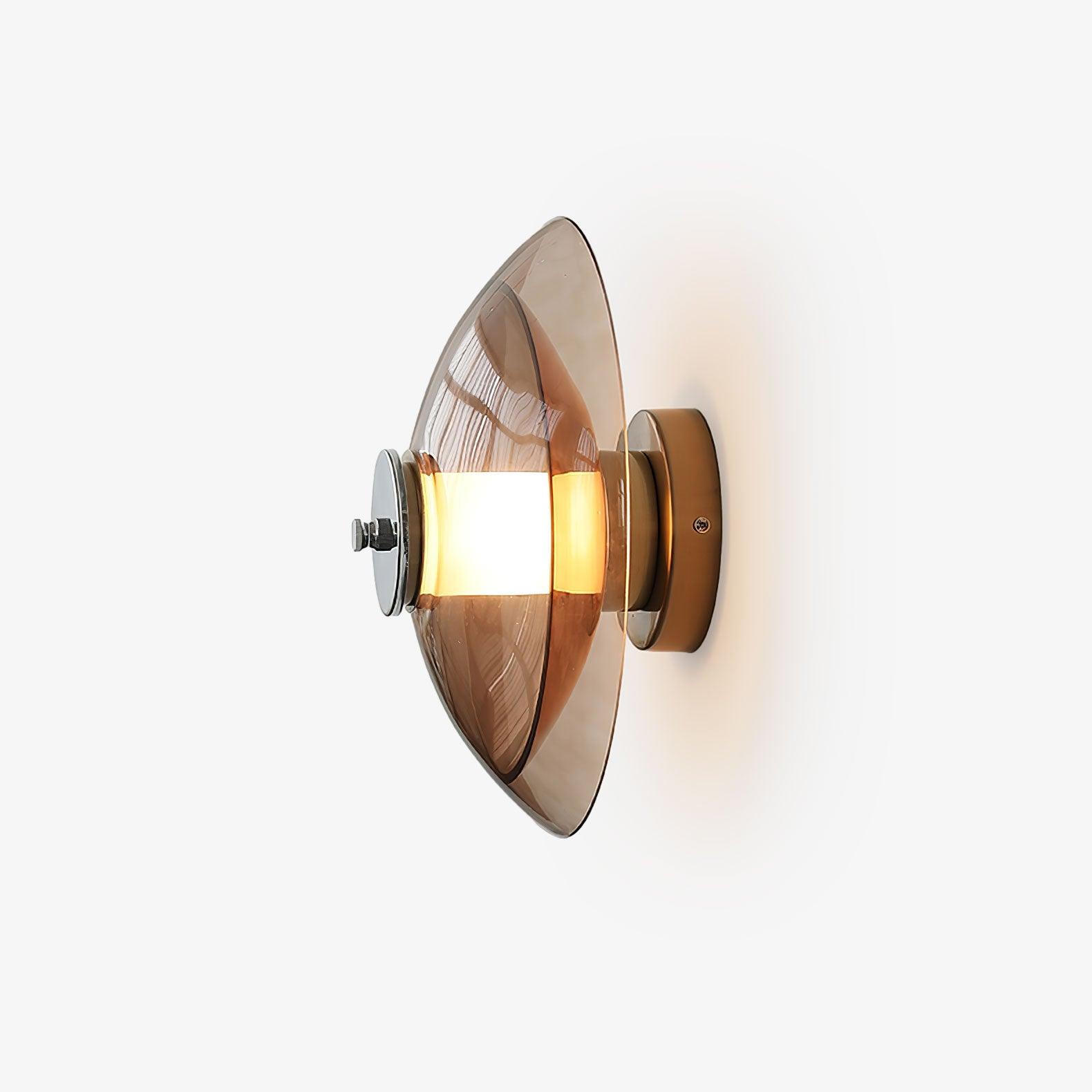 WOW Flying Saucer Chrome Wall Light