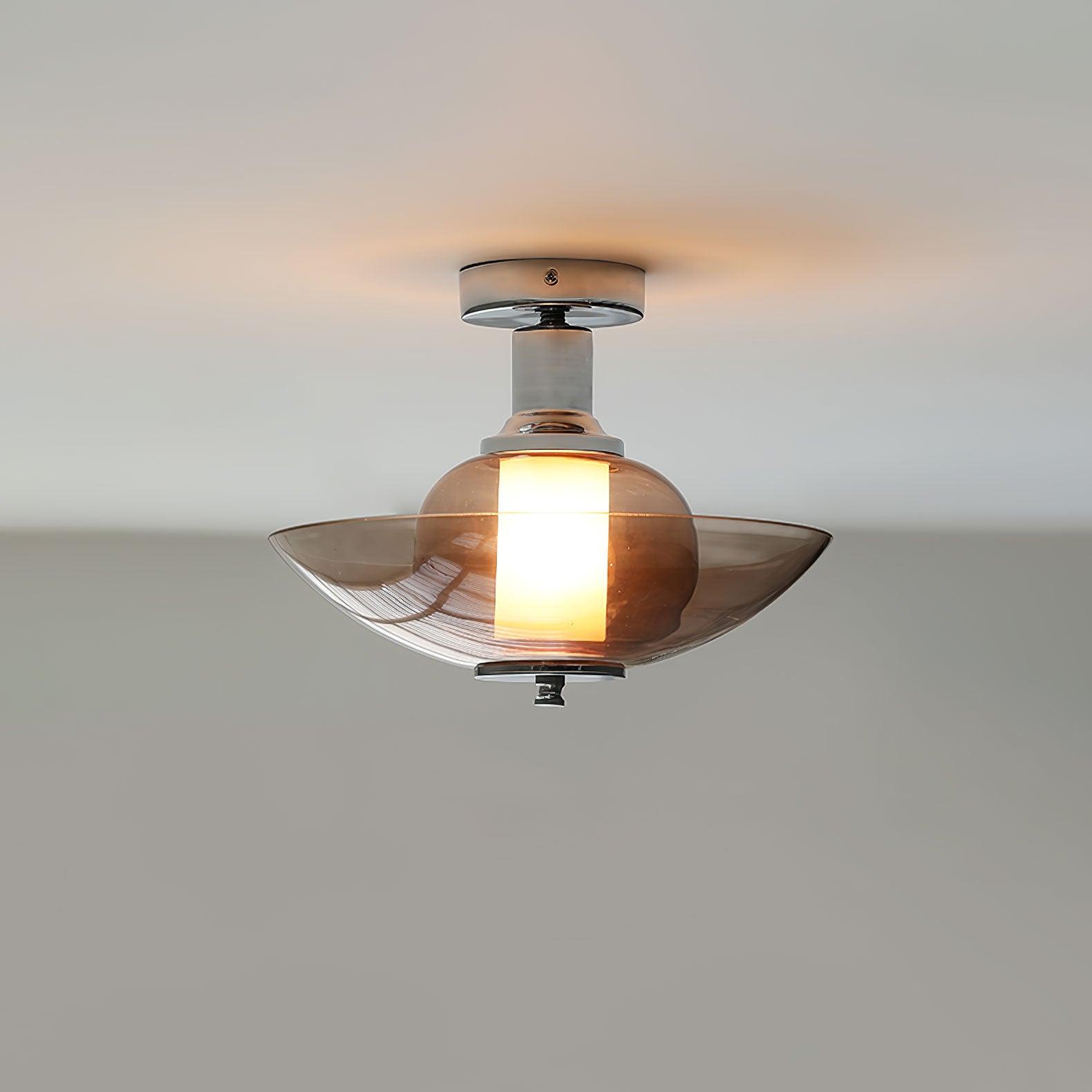 WOW Flying Saucer Chrome Wall Light