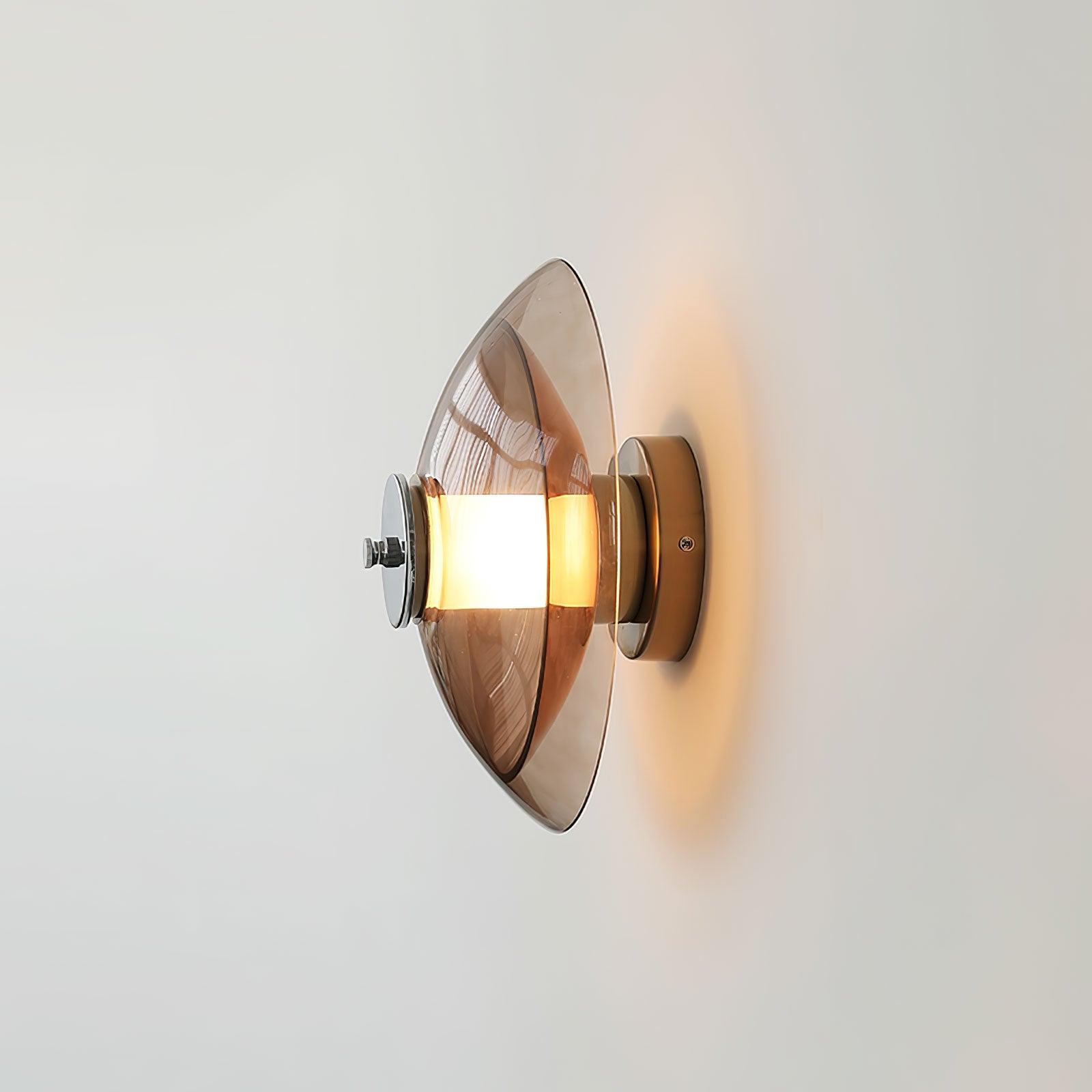 WOW Flying Saucer Chrome Wall Light