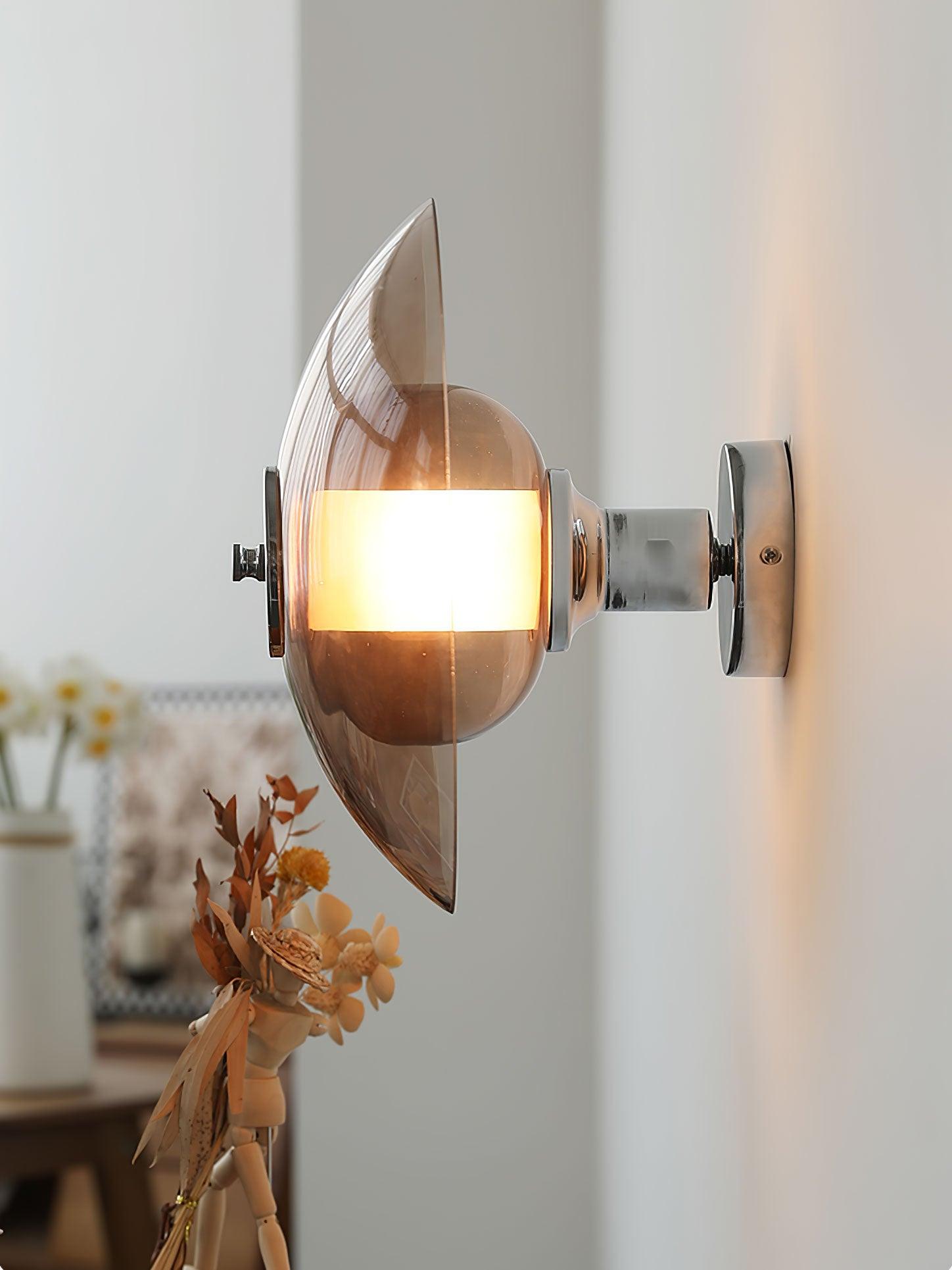 WOW Flying Saucer Chrome Wall Light
