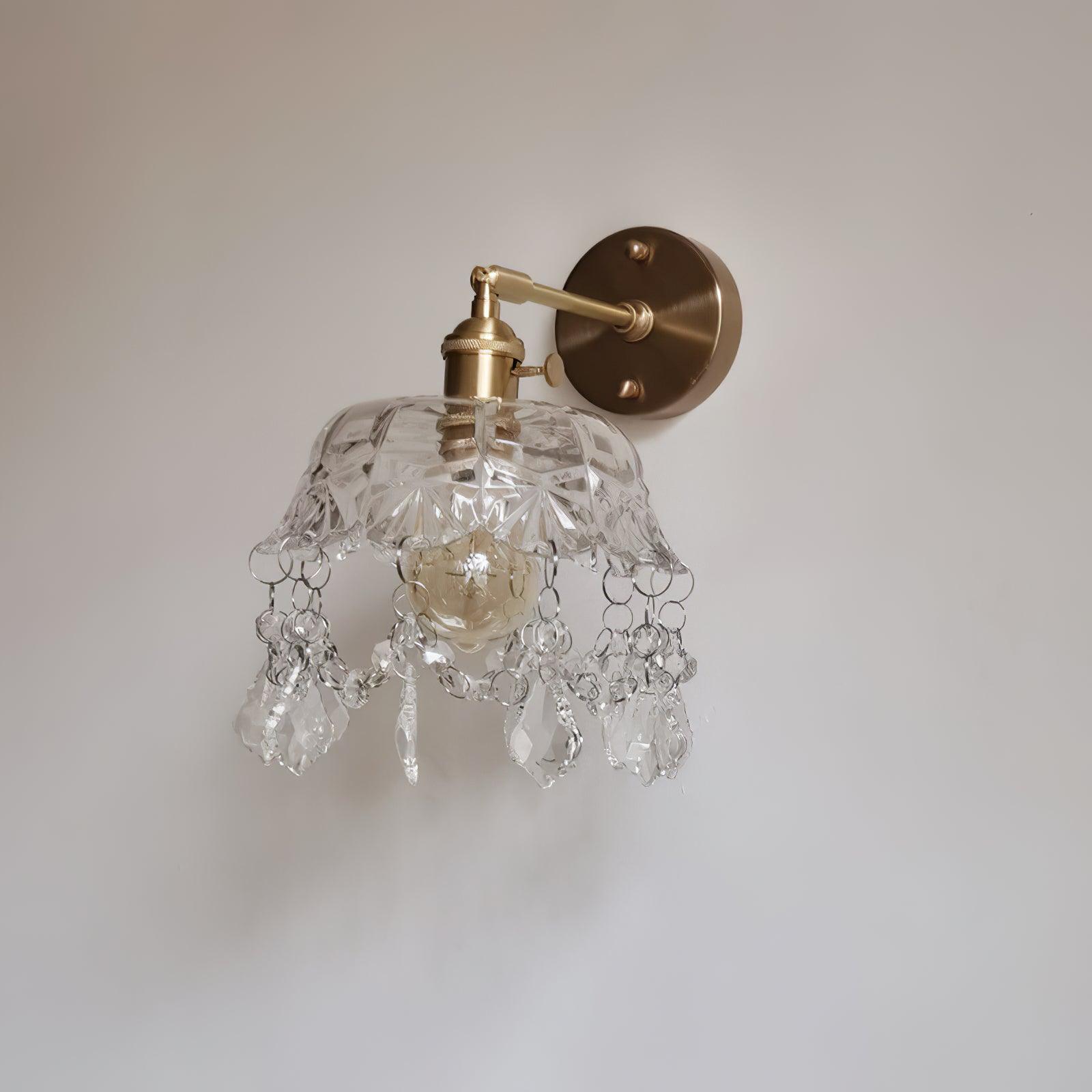 WOW French Crystal Tassel Wall Light