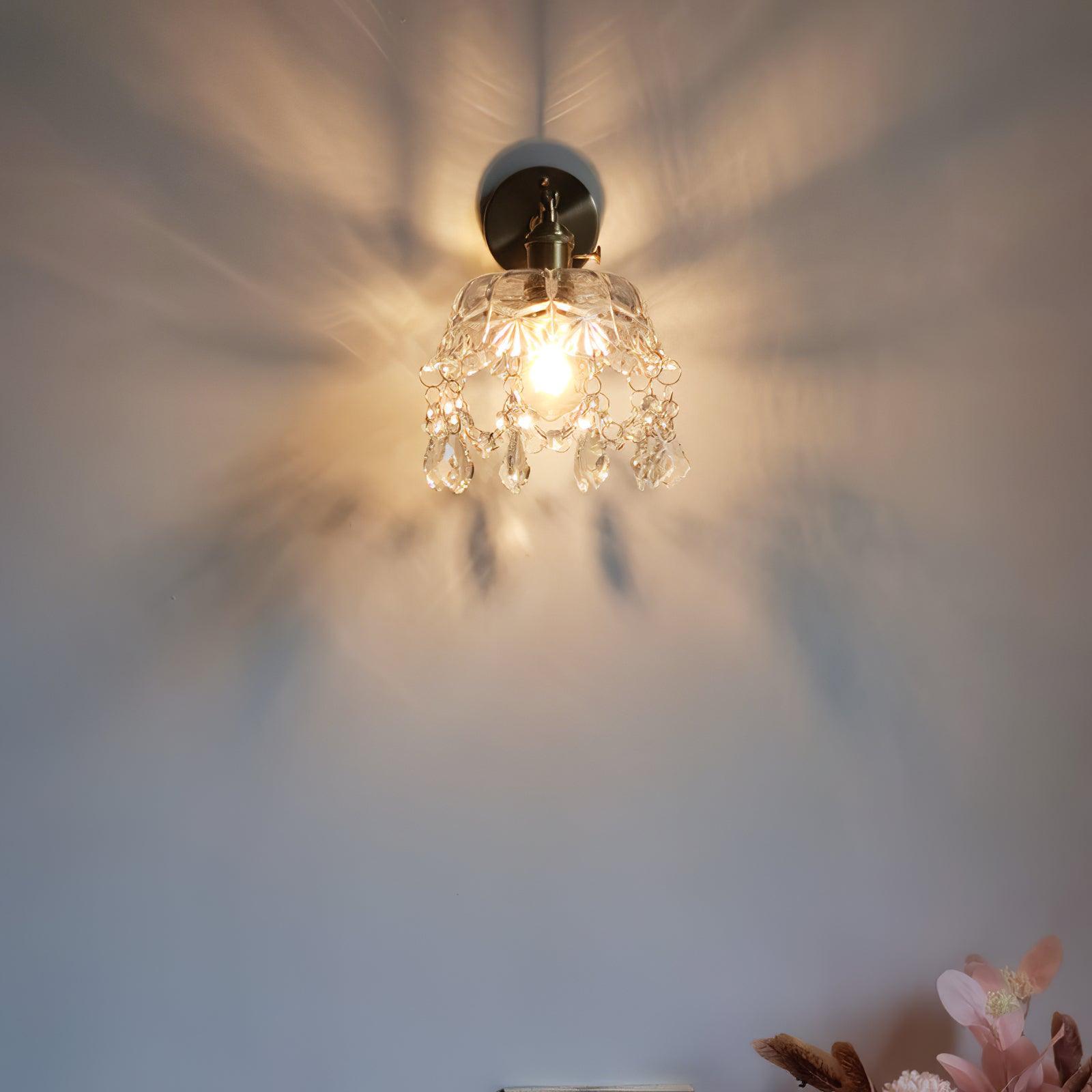 WOW French Crystal Tassel Wall Light