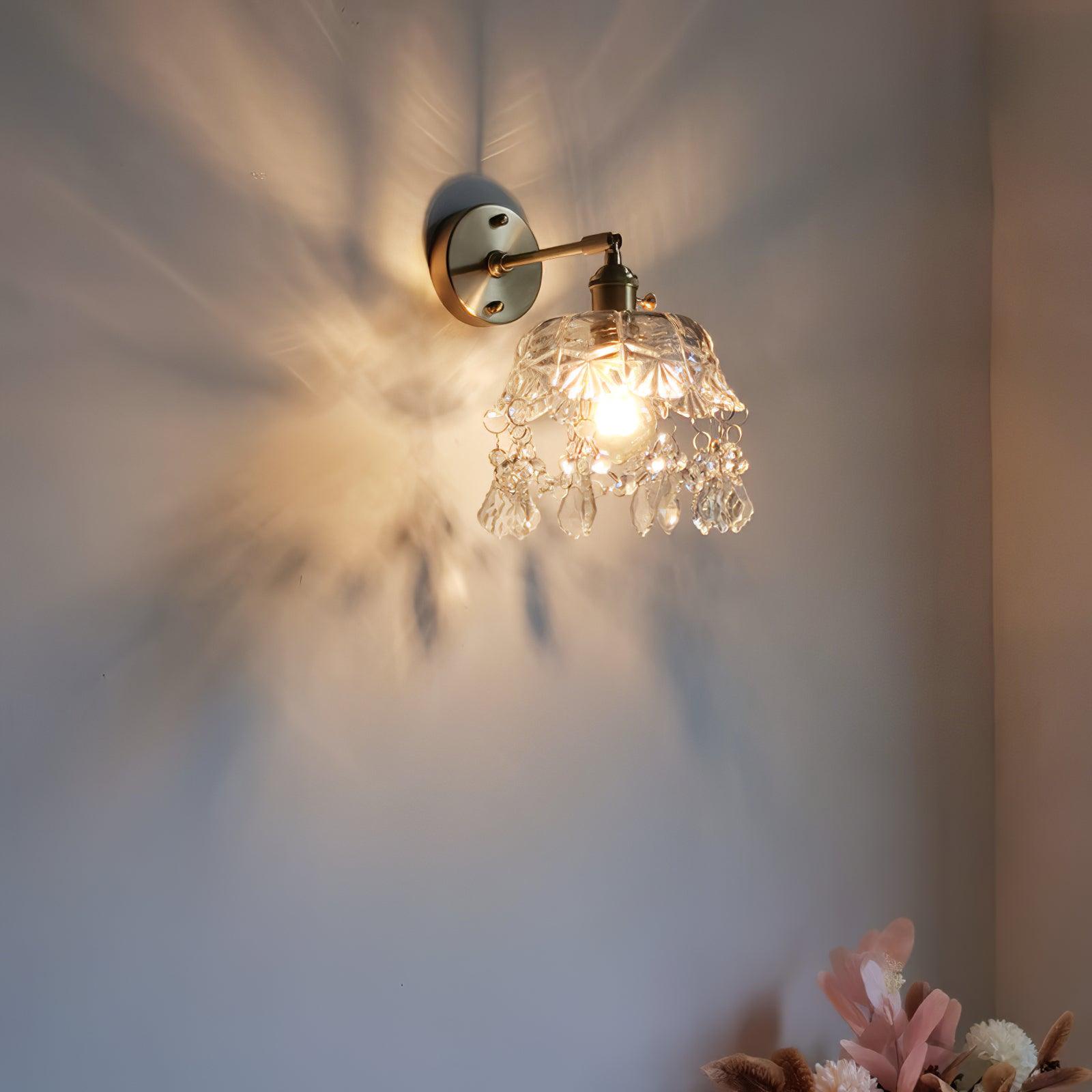 WOW French Crystal Tassel Wall Light