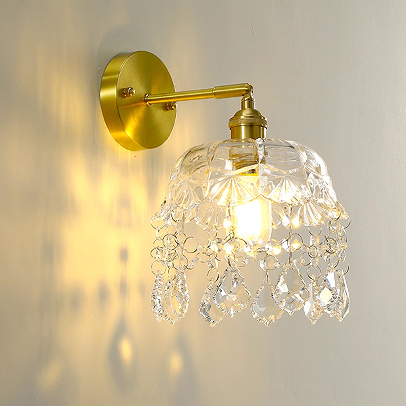 WOW French Crystal Tassel Wall Light