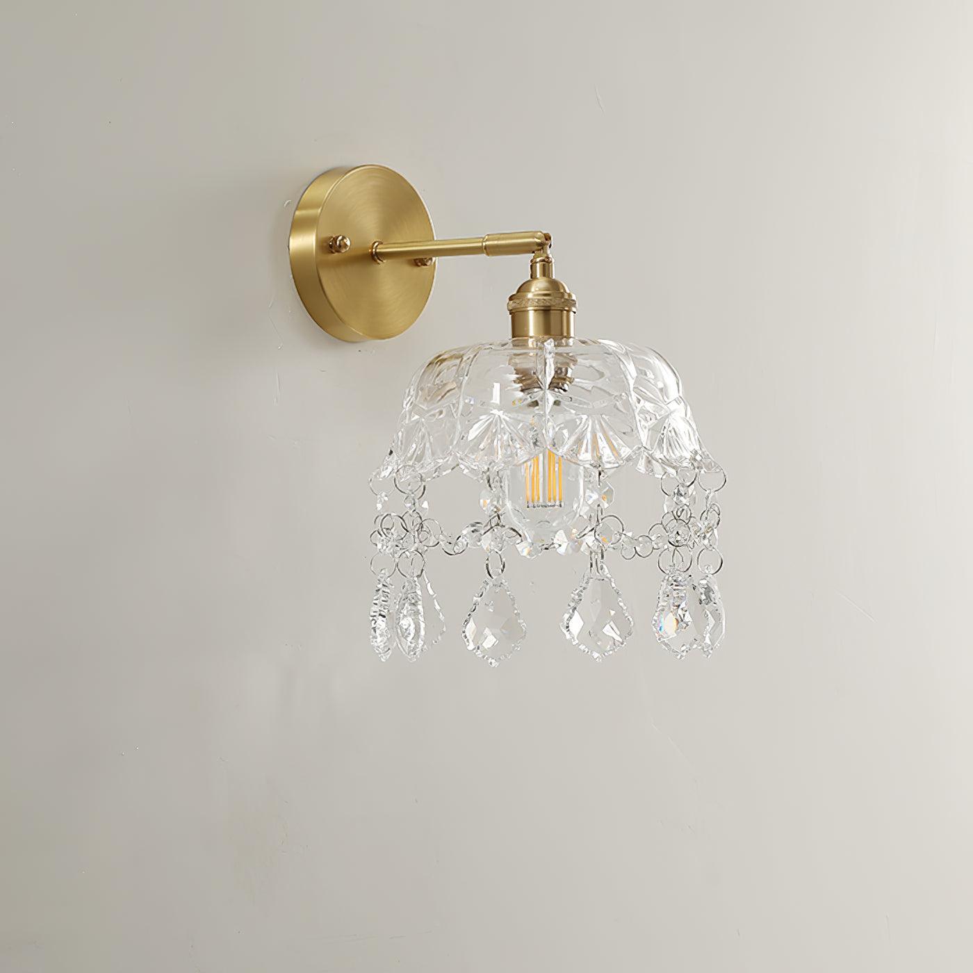 WOW French Crystal Tassel Wall Light