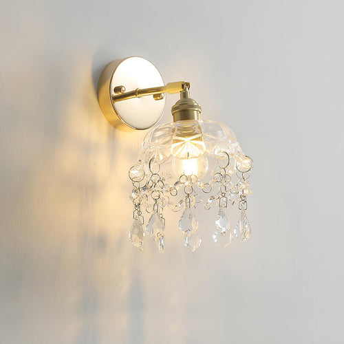 WOW French Crystal Tassel Wall Light