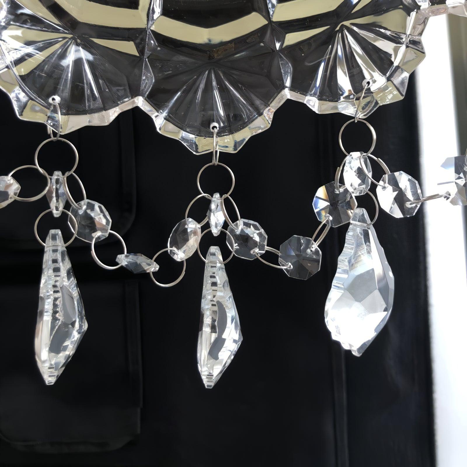 WOW French Crystal Tassel Wall Light