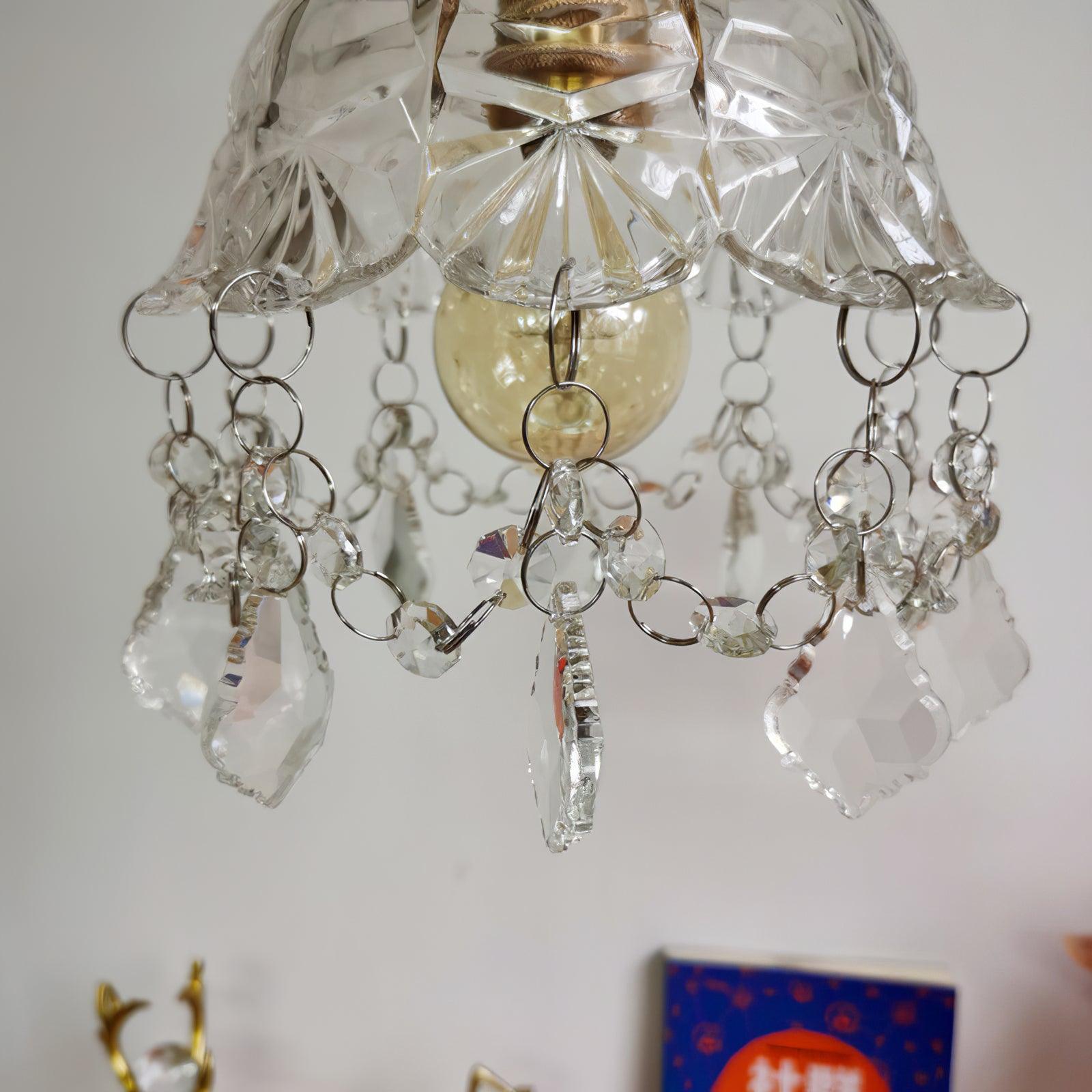 WOW French Crystal Tassel Wall Light