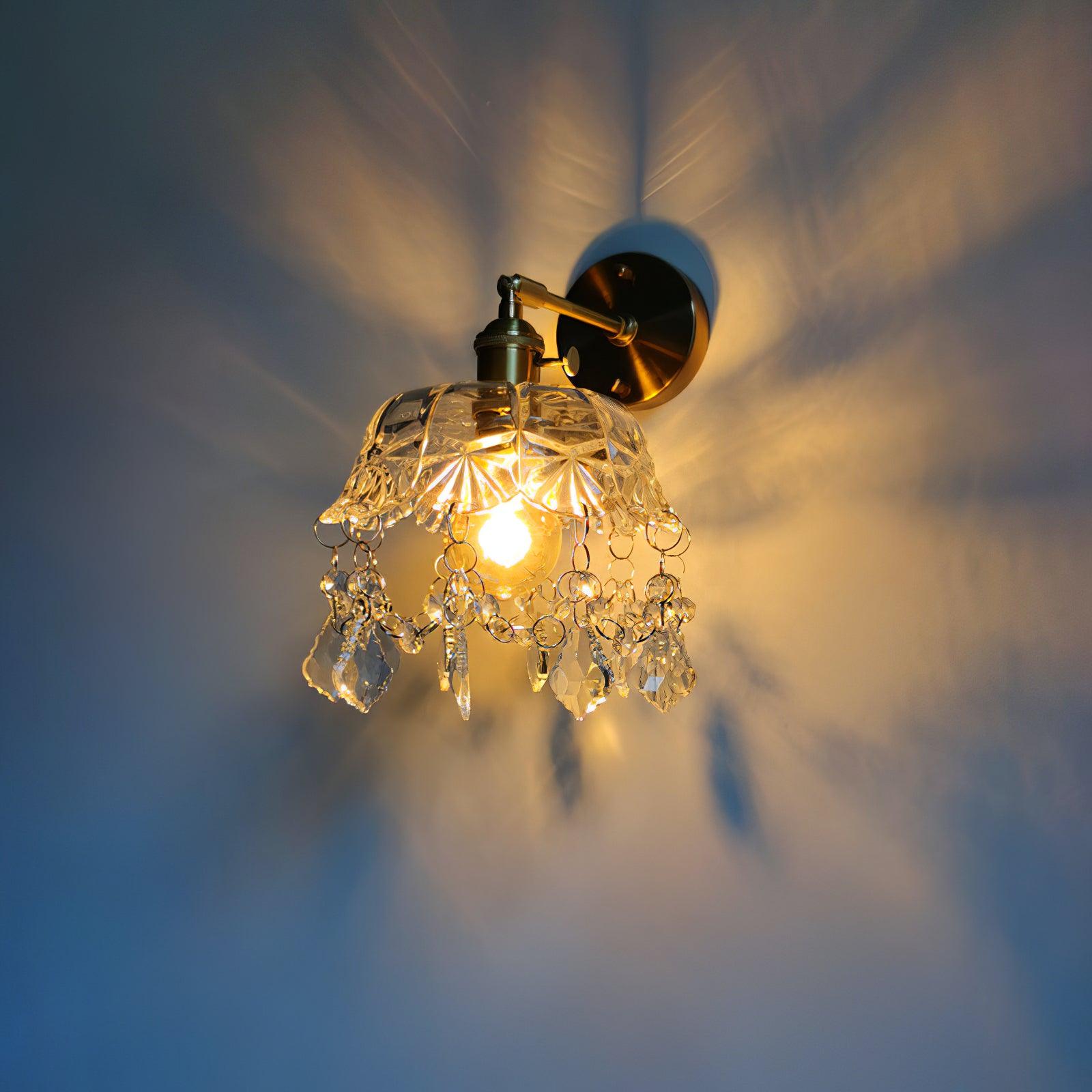WOW French Crystal Tassel Wall Light
