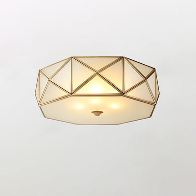 WOW Geometric Shaped Flush Ceiling Light