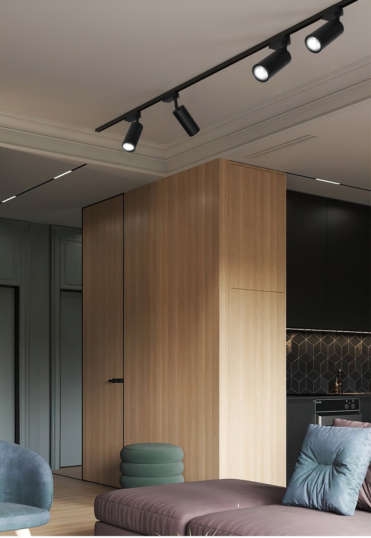 WOW Gilded Rail Track Light