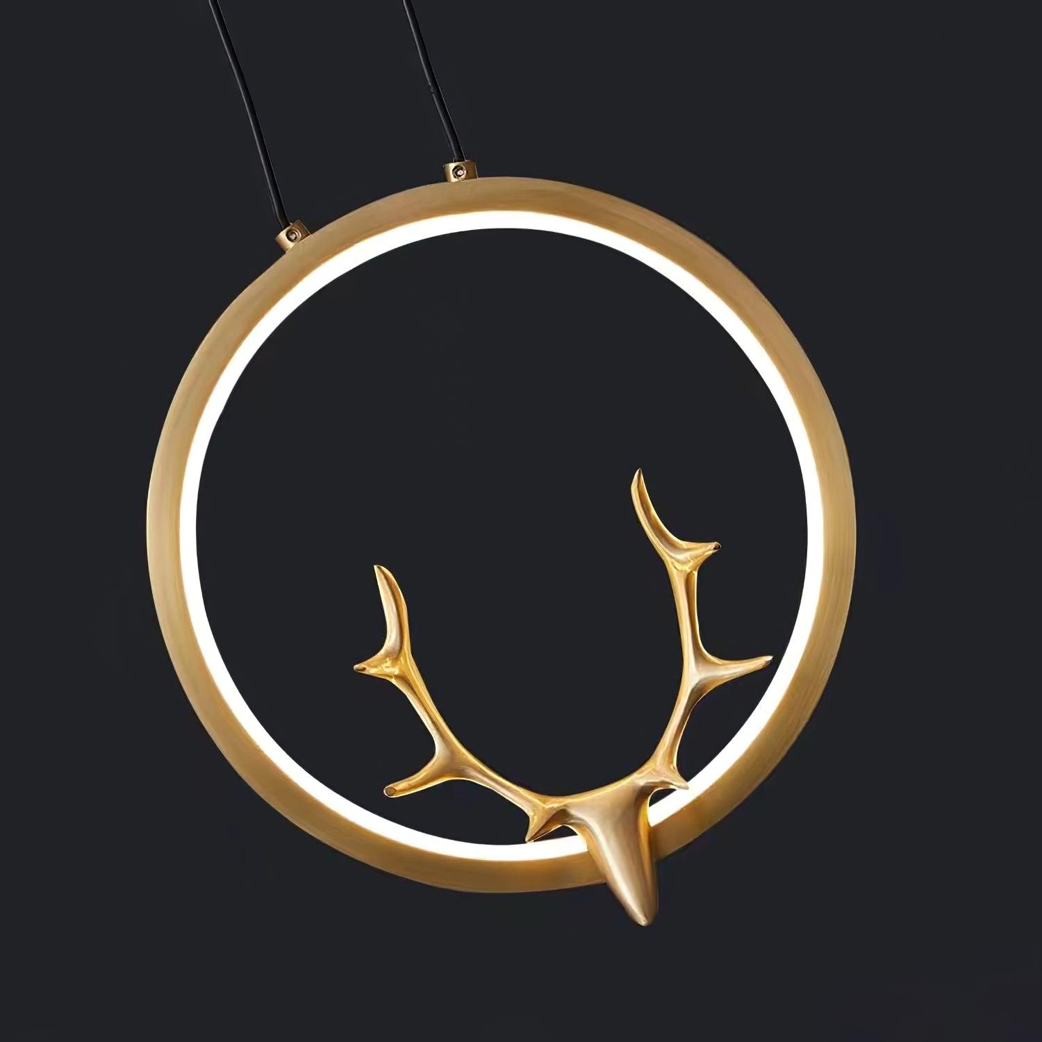 WOW Golden Antler Wall Light
