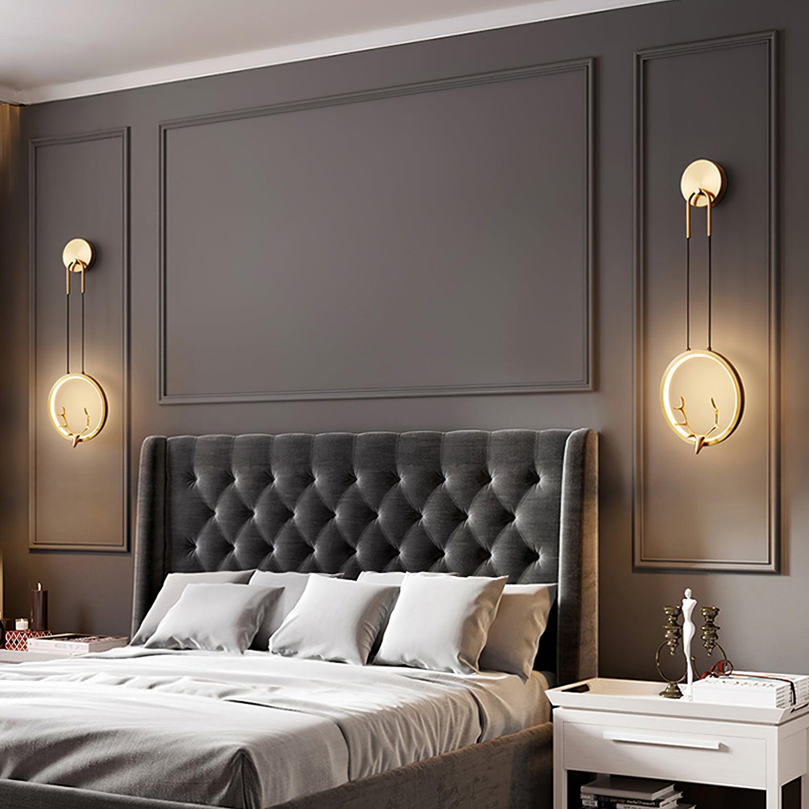 WOW Golden Antler Wall Light