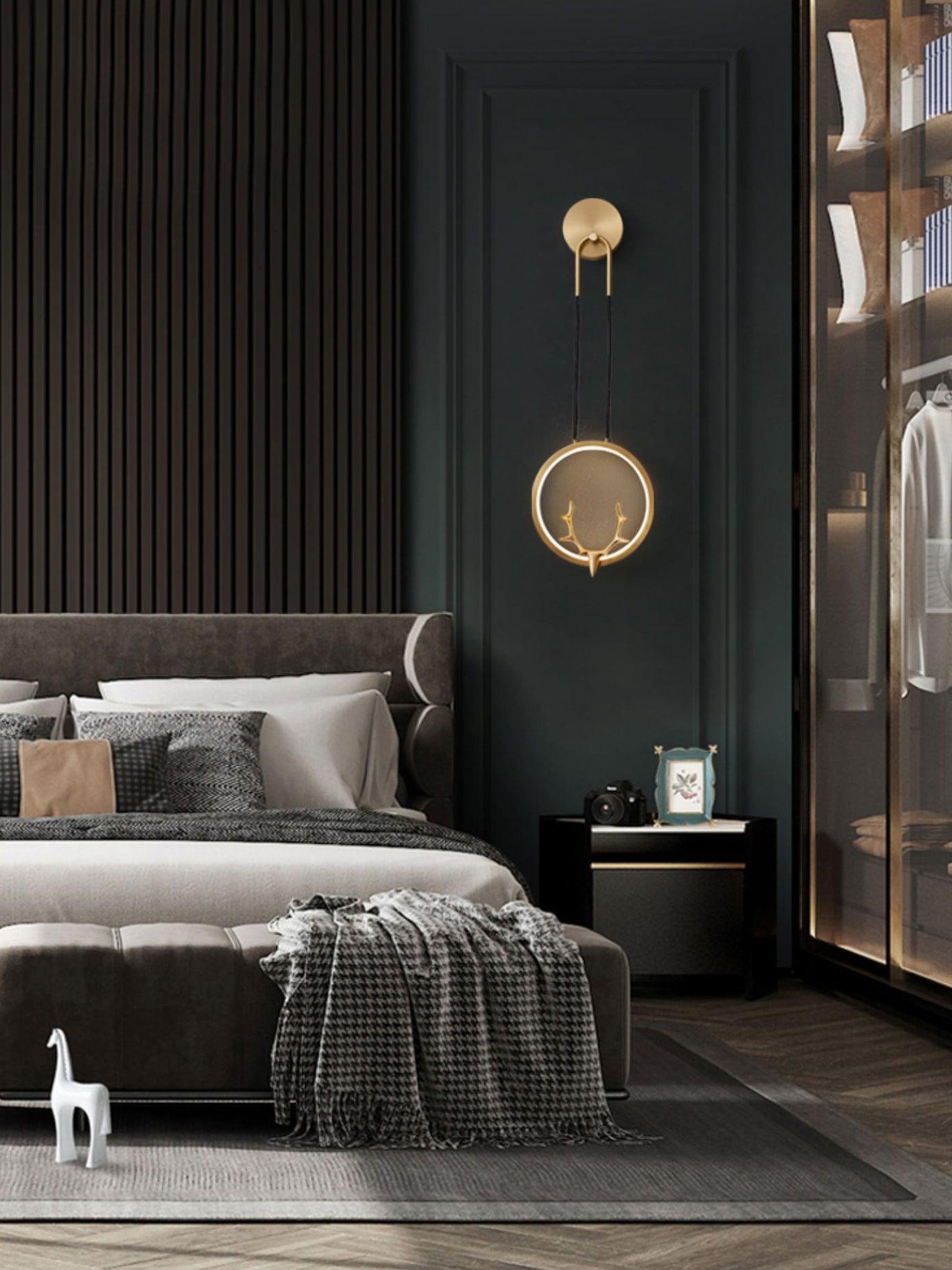 WOW Golden Antler Wall Light