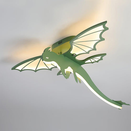 WOW Green Dinosaur Ceiling Light