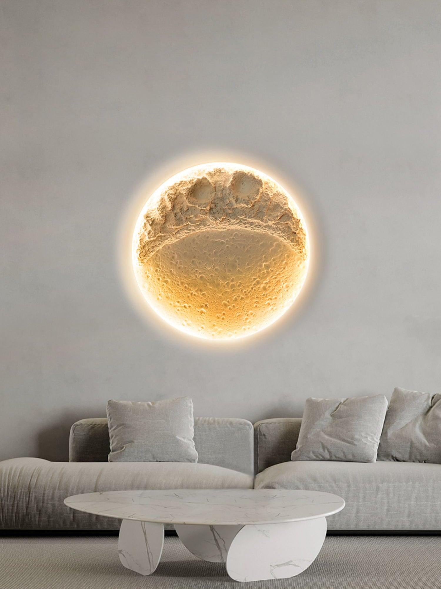 WOW Gypsum Moon Wall Lamp