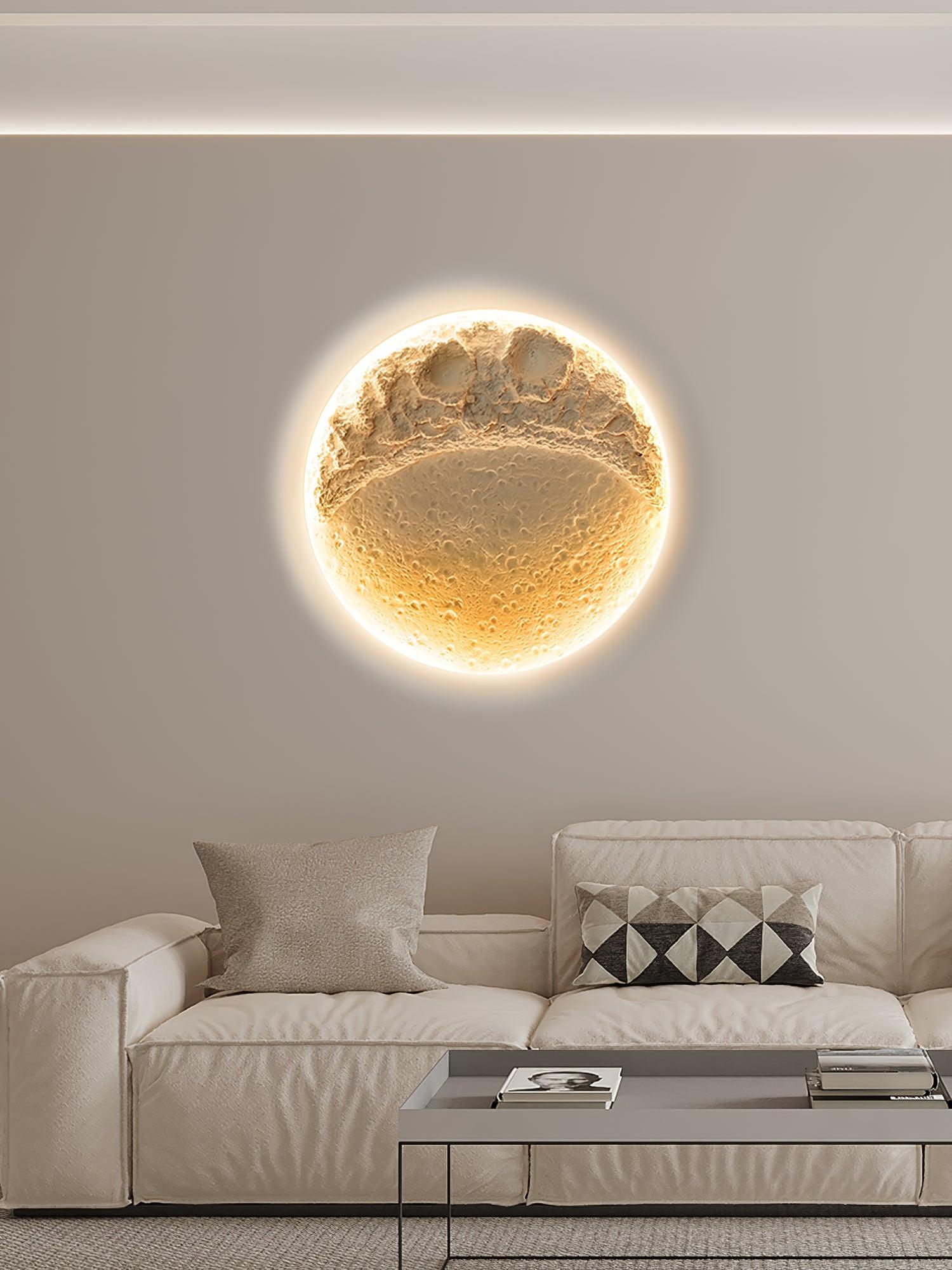 WOW Gypsum Moon Wall Lamp