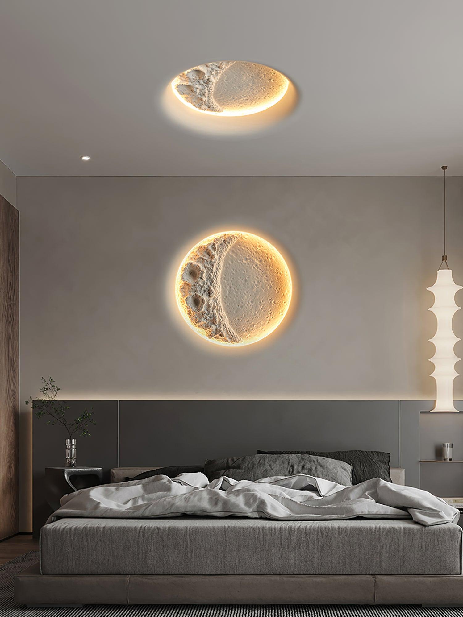WOW Gypsum Moon Wall Lamp