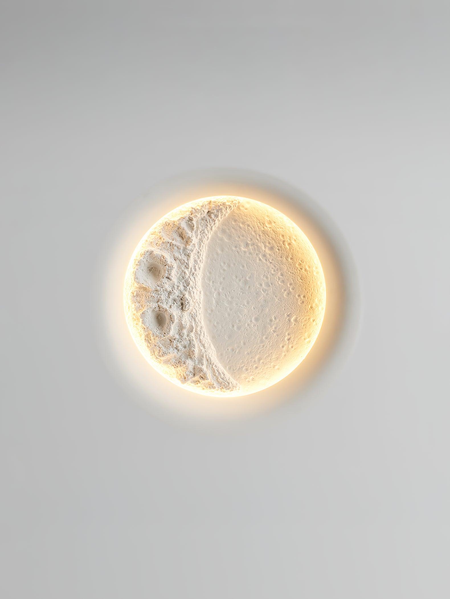 WOW Gypsum Moon Wall Lamp