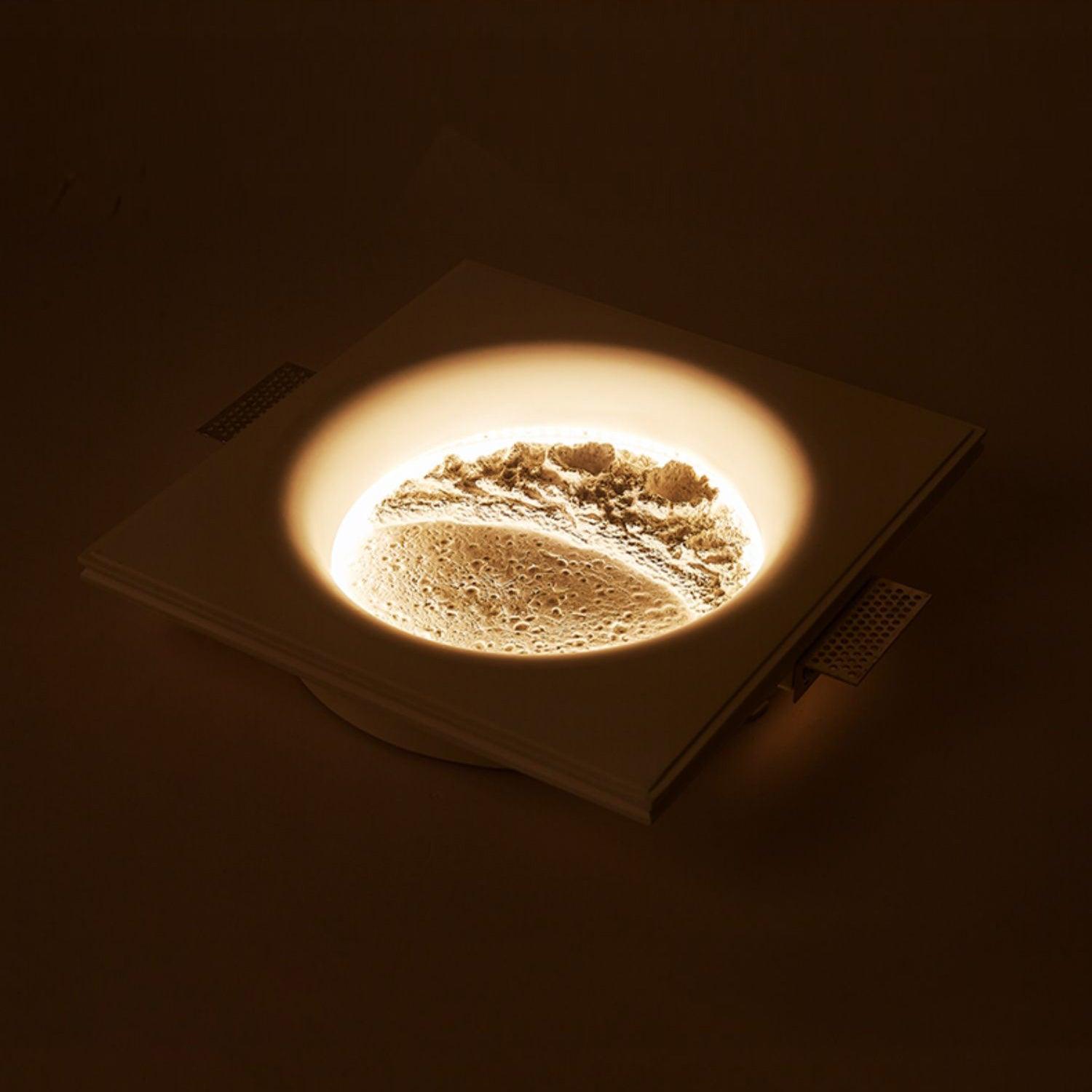 WOW Gypsum Moon Wall Lamp