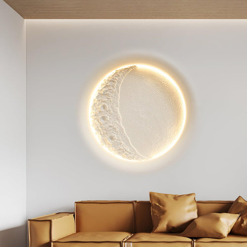 WOW Gypsum Moon Wall Lamp