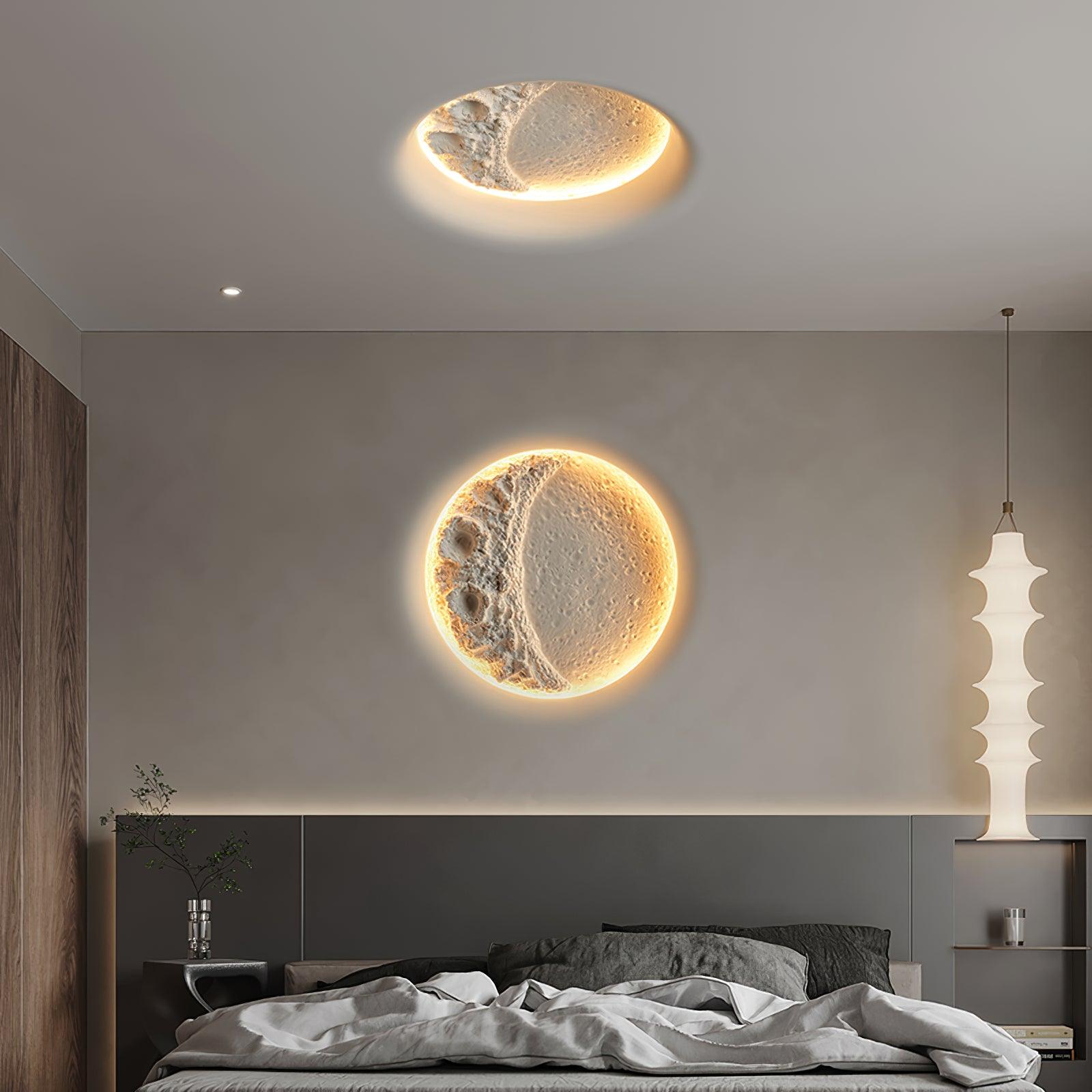 WOW Gypsum Moon Wall Lamp