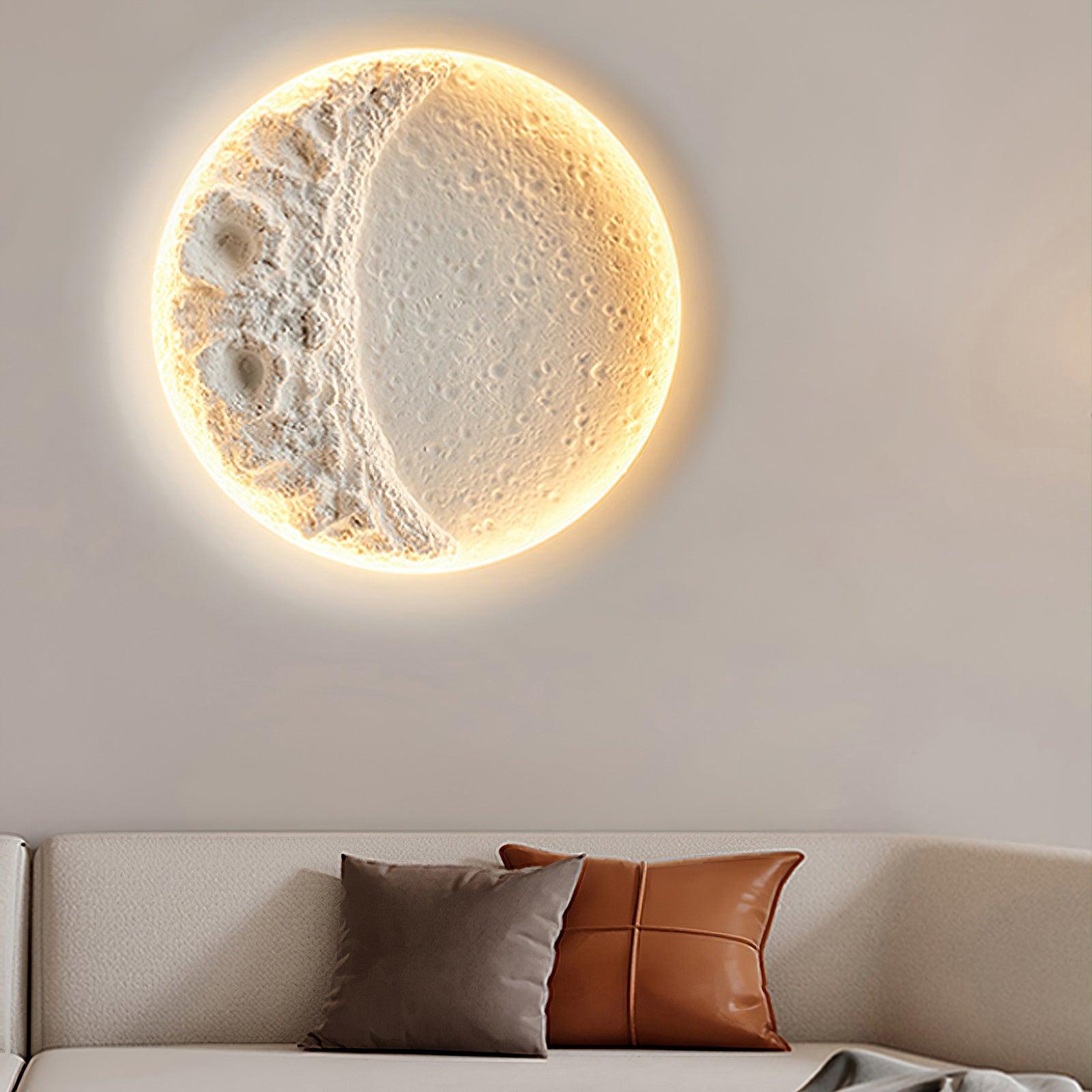 WOW Gypsum Moon Wall Lamp