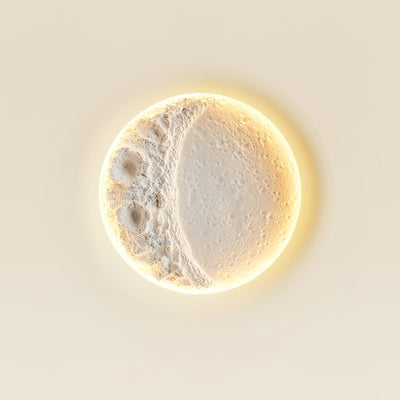 WOW Gypsum Moon Wall Lamp