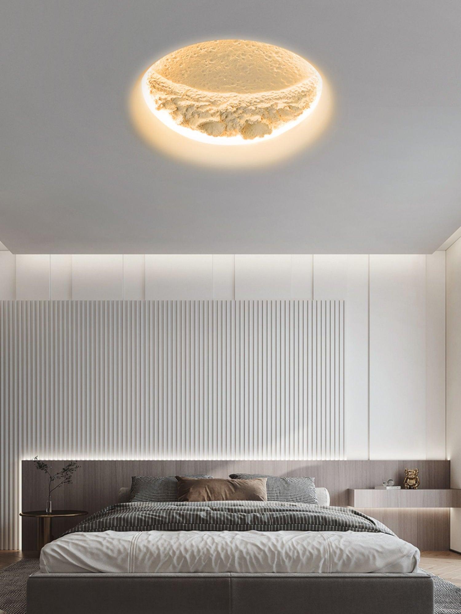 WOW Gypsum Moon Wall Lamp