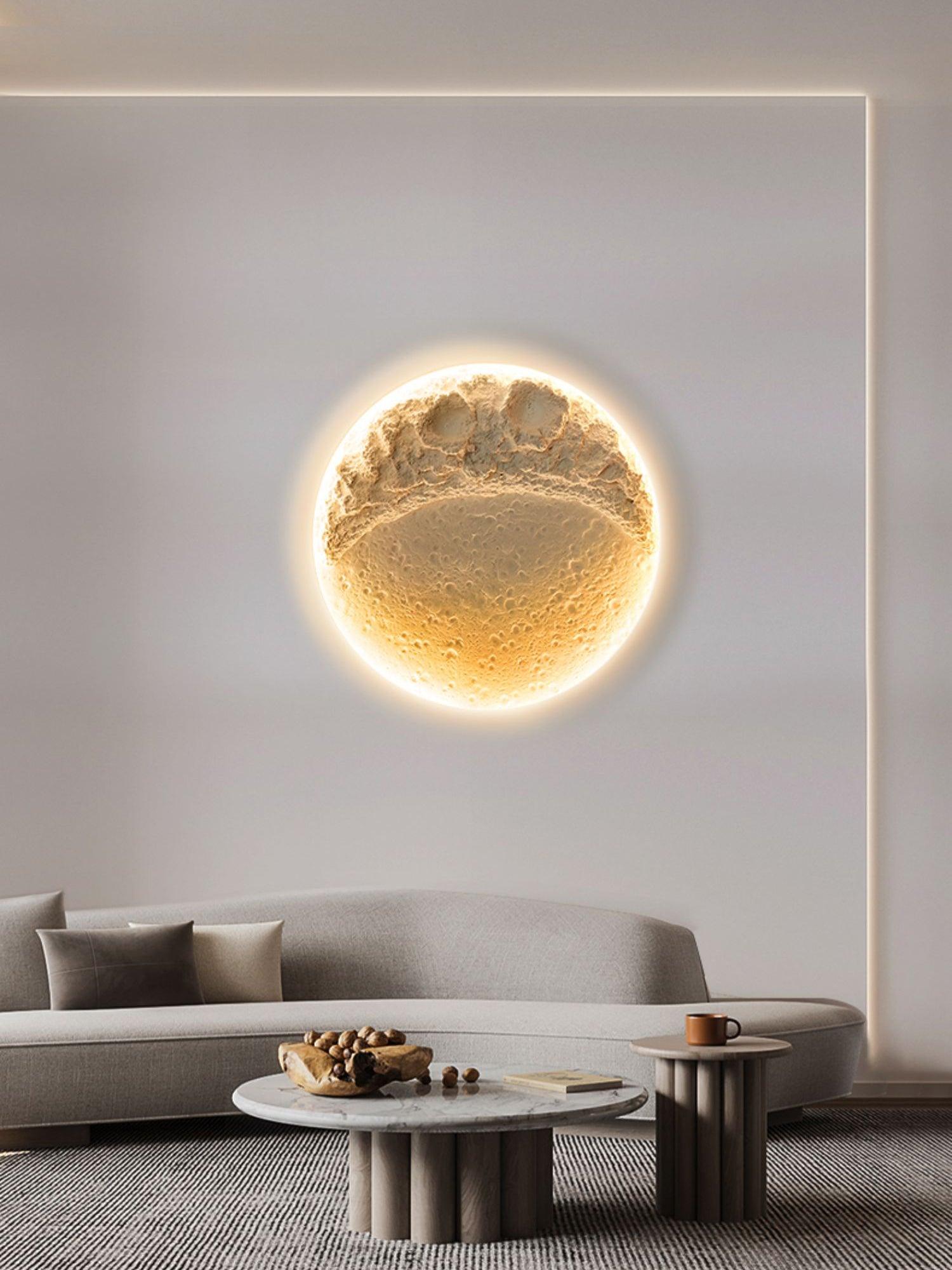 WOW Gypsum Moon Wall Lamp