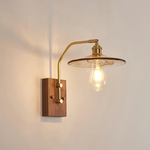 WOW Heritage Walnut Wall Lamp