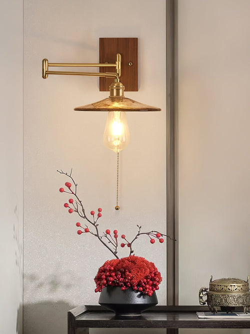 WOW Heritage Walnut Wall Lamp